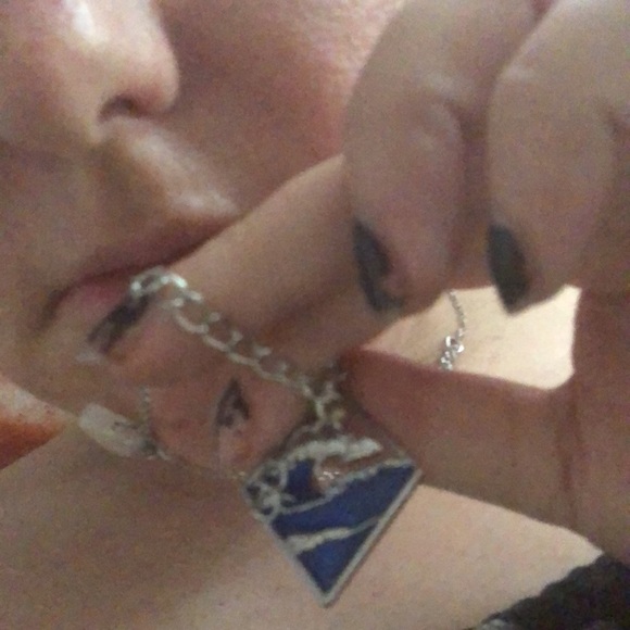 Cloud and waves necklaces only worn for pic - Picture 3 of 4